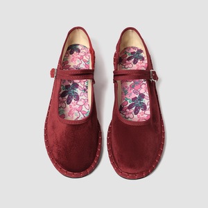 <span class=keywords><strong>Scarpe</strong></span> Mary Jane in <span class=keywords><strong>Velluto</strong></span> di Alta Qualità del Produttore, Stile Retrò con Punta Rotonda, Comode <span class=keywords><strong>Scarpe</strong></span> Casual da <span class=keywords><strong>Donna</strong></span>, <span class=keywords><strong>Scarpe</strong></span> Basse - Product Image 3
