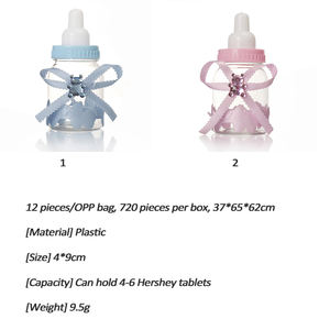 <span class=keywords><strong>Baby</strong></span> Shower Blue Boy <span class=keywords><strong>Pink</strong></span> Girl Caja de regalo Botella <span class=keywords><strong>Baby</strong></span> Shower Botellas Caja de dulces para cumpleaños Bautizo Regalo Fiesta - Product Image 6