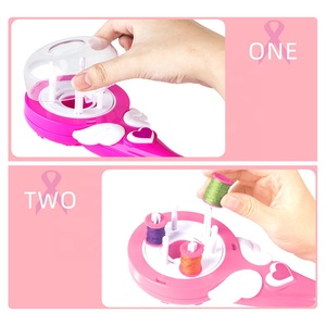 Samtoy-Kit de maquillaje para niños y niñas, herramienta de peinado eléctrico de imitación, trenzado de pelo de estilo DIY para niñas, regalos con accesorios - Product Image 3