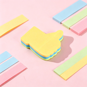 แผ่นบันทึกข้อความหลากสีแบบซ้อนได้ สำหรับจัดระเบียบโต๊ะทำงาน - Product Image 4
