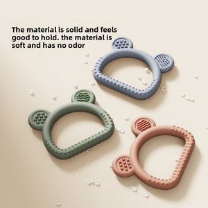 Para <span class=keywords><strong>Amazon</strong></span> Baby, juguete de dentición de silicona de grado alimenticio, palo masticable, antimordidas a mano, producto de silicona para bebés de 6 a 12 <span class=keywords><strong>meses</strong></span> - Product Image 2