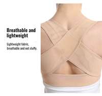 Ceinture de Correction Posturale Universelle Unisexe Ajustable avec Bande Élastique pour Épaule et Clavicule