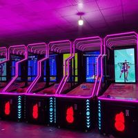 Console de jeu vidéo d'arcade de basket-ball de rue à écran LCD 55 pouces, à monnayeur, pour tir au panier - Nouveauté en promotion