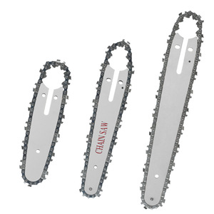 Mini tronçonneuse électrique rechargeable à batterie lithium avec guide-chaîne de 4 pouces pour l'élagage et la coupe en jardinage - Product Image 1