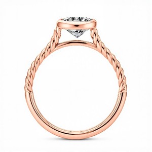 Anillo Moderno con Diamante Redondo de 1.50 Quilates Cultivado en Laboratorio para Mujer, en Plata de Ley 925, Titanio, Oro de 10K, 14K, 18K, Joyería Minimalista - Product Image 3
