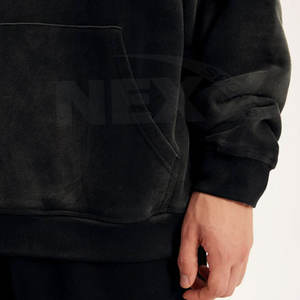 Sudadera con Efecto Desgastado por el Sol de Alta Calidad al por Mayor, Ropa de Calle Informal y Moderna, Cómoda para Uso Diario, Nuevo Estilo - Product Image 6