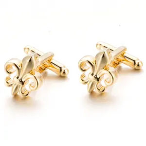 Cufflinks Men Elegant Beautiful Anniversary Mens Fleur De Lis Cufflinks