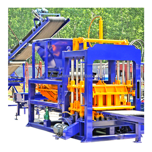 Hongfan qt6 15 vừa xi măng đường gạch lát máy làm khối bê tông máy làm trong Ghana - Product Image 2