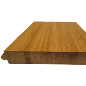 Plancher traditionnel en bambou carbonisé Horizontal d'intérieur