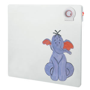 Convecteur mural P42T 425W à peindre à haut rendement énergétique avec minuterie mécanique 24 heures protection contre la surchauffe panneau chauffant en céramique - Product Image 1