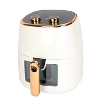 Friteuse à air sans huile de 5 L pour la cuisine domestique, température réglable, avec panier antiadhésif