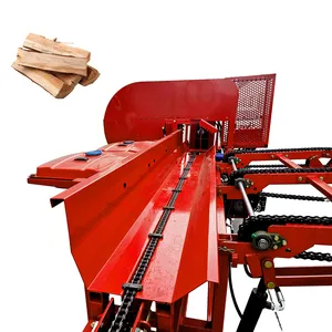 Củi xử lý log Splitter 50 tấn gỗ xử lý với chuỗi log bảng