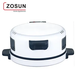 ZOSUN ZS-302WHD 30 CM di diametro bobina di calore in acciaio inossidabile di alta qualità macchina per il pane araba elettrica con doppie finestre