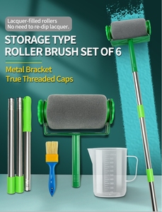 ชุดแปรงทาสีอเนกประสงค์ ชุดลูกกลิ้งทาสี ชุดแปรงทาสีสำหรับซ่อมมุม 6 ชิ้น - Product Image 5