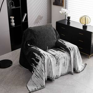 Funda de Sofá Nórdica Simple de Chenilla Color Caqui Glaciar, Estilo de Lujo Ligero, Universal para las Cuatro Estaciones, Antiarañazos para Gatos - Product Image 6