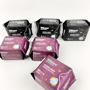 Toptan pamuklu tek kullanımlık temizlik peçeteleri kadın sıhhi pedleri - Product Image 2