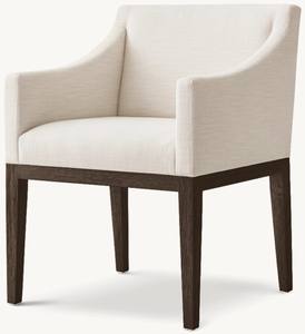 Sillas de tela de alta gama: sillas de respaldo simples y modernas para hoteles y casas de huéspedes, así como sillas de comedor individuales para Posadas. - Product Image 3