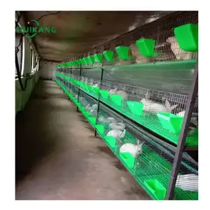 Rabbit cage poultry farming galvanized wire mesh poultry cage for sale