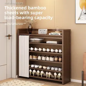 Tour À Chaussures Verticale, Étagère À Chaussures D'Angle Étroit, Étagère De Rangement Pliante