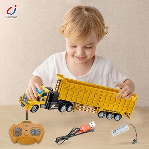 1:48 RC 엔지니어링 트럭 RC 덤퍼 플라스틱 덤프 트럭 장난감 건설 원격 제어 장난감 덤프 트럭 차량 - Product Image 3