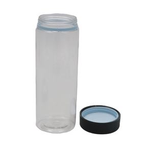 4oz 8oz 10oz CR Botellas Pet Plastic 2oz Tarro de boca ancha con tapa evidente a prueba de niños y anillo de manipulación - Product Image 1