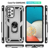 Nouveau Style antichoc fer anneau étui de téléphone portable pour Samsung A53 5G A03S A02S A13 5G A33