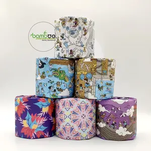 Various Wrappers Design Available Luxury Tissue Toilet Paper Roll With Small Core