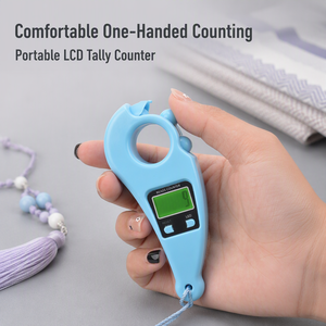 Compteur numérique portable mini avec écran LCD, lumière LED nocturne, compteur de perles, compteur de doigts, couleur macaron - Product Image 5
