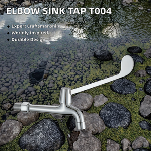 <span class=keywords><strong>Robinet</strong></span> médical à eau froide à poignée T004-Long robinets d'évier d'hôpital - Product Image 2