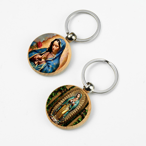 <span class=keywords><strong>Imagen</strong></span> <span class=keywords><strong>de</strong></span> Joyería Religiosa <span class=keywords><strong>de</strong></span> Madera "Nuestra Señora <span class=keywords><strong>de</strong></span> Guadalupe" con Patrón Personalizado para Consulta al por Mayor - Product Image 2