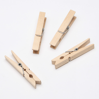 Pinces et épingles en bois multifonctionnelles et écologiques pour la décoration de la maison.