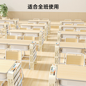 Nuevo Estante de Escritorio Móvil Multicapa con Ruedas, Organizador de Oficina Minimalista, Estante de Almacenamiento Vertical Reforzado - Product Image 5