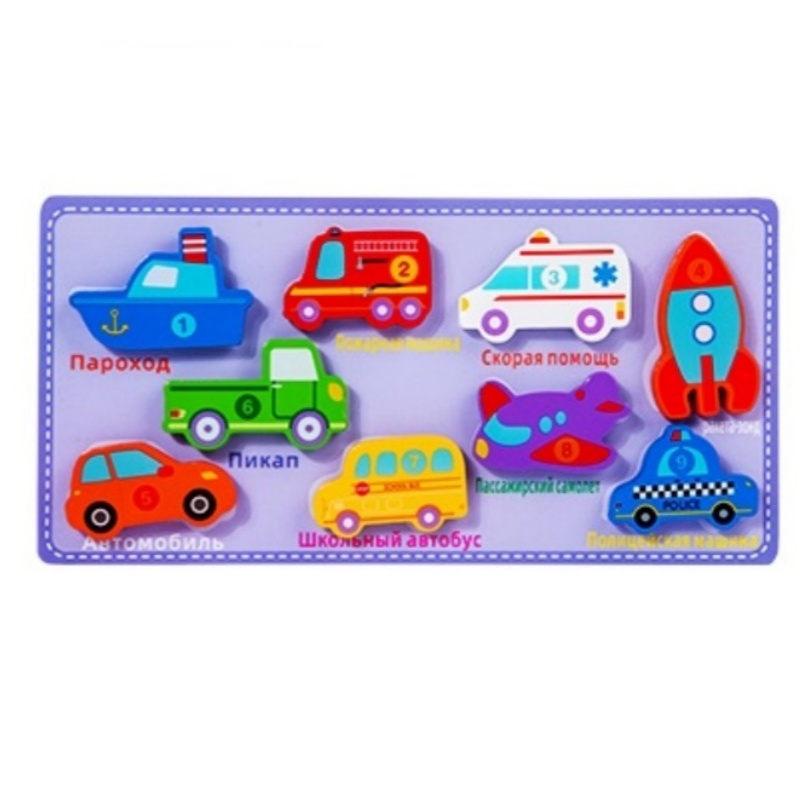 Cpc Ce En71 Wholesale 2025 Wood Number Tearing Puzzle in Early Childhood Education for Russian Language Learning and Recognition
