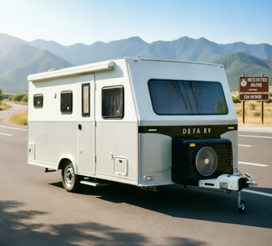 Caravana Híbrida Todoterreno Moderna OEM con Ruedas para Casa, Autocaravana Impermeable Móvil de Acero Inoxidable con Comodidades Completas - Product Image 3