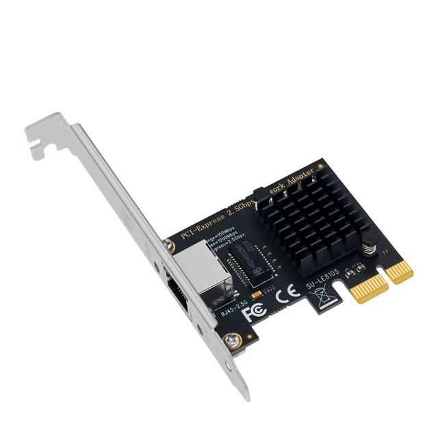 Desktop PCI-E Gigabit network card, 2.5G network card, RTL8125 Gigabit independent network card, home 2.5G