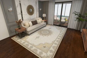 Fournisseur de tapis de luxe pour salon et chambre à coucher, tapis d'intérieur antidérapants personnalisés - Product Image 5