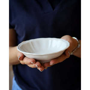 Bols à salade de fruits en porcelaine antique Richard Ginori, bols à soupe de nouilles en métal émaillé avec logo personnalisé, vaisselle de mariage en stock - Product Image 3