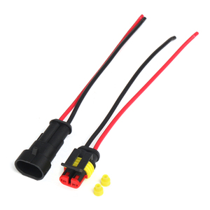 Terminales de Plástico Impermeables para Automóviles OEM de 1, 2, 3, 4, 5 y 6 Pines, Conjunto de Arnés de Cableado Macho y Hembra, Conectores para Automóviles - Product Image 5