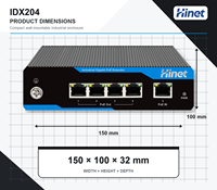 Extensor PoE Industrial Gigabit de 4 Puertos con Salida PoE+ de 90W, Entrada PoE++ para Riel DIN, Repetidor Ethernet de 100m con Protección Contra Sobretensiones de 6kV para CCTV