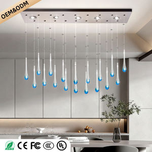 Lámpara de Araña de Lujo para Comedor, Lámpara Colgante para Vestíbulo de Villa Dúplex, Lámpara Colgante de Techo de Vidrio Nórdica para Isla de Cocina, Sobre la Mesa - Product Image 2