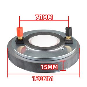 Gertsound Tweeter a Tromba KTV, Plastica, RGB LED, Alta Potenza, 120 Magnetico, 44-core, 250-8B per Palco, Matrimoni e Home Theater - Product Image 4