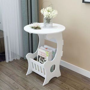 Modern PVC Coffee Table for Small Spaces Simple Cross-Border Hot Style for Apartment Living Balcony Bedside Table <b>Wall</b> <b>Storage</b> - Product Image 4