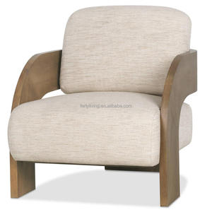 FERLY kursi kain sofa desain ruang tamu furnitur mewah rumah gaya Amerika Modern - Product Image 2