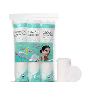 LMLTOP Factory - Pack de 80/100/150 tampons de <span class=keywords><strong>coton</strong></span> ronds à 3 couches pour le nettoyage du visage, démaquillants jetables, tampons de <span class=keywords><strong>coton</strong></span> ronds SY430 - Product Image 1