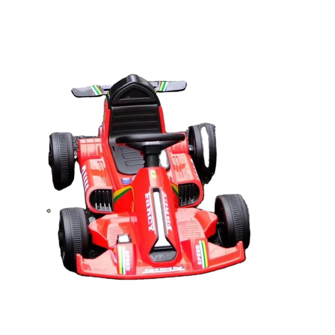 2023 Cool Design 12V Electric Children Go Cart Kids Racing Battery Powered Ride On Car Baby Toy Vehicle