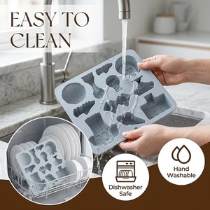 12 cavity football trophy silicone <b>mold</b> LFGB non stick fondant silicone <b>mold</b> cake decoration chocolate making <b>mold</b> - Product Image 4