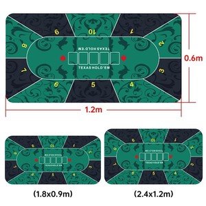 Tapete Antideslizante Moderno de Lujo Ligero para <span class=keywords><strong>Spider</strong></span> Solitaire y Texas Hold'em, Bordes Reforzados en los Cuatro Lados, Ecológico y Duradero - Product Image 5