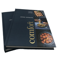 Buku resep masak mewah kustom dengan kertas mewah Hardcover dan cetakan Offset termasuk Menu dan katalog pencetakan buku
