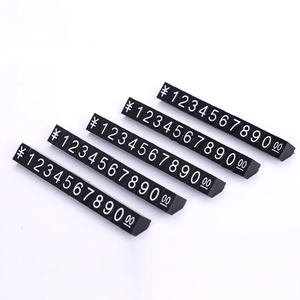 Support de <span class=keywords><strong>cube</strong></span> d'affichage de prix réglable Kit de bloc d'étiquettes de prix en dollars Étagère de supermarché de bijouterie de magasin de détail <span class=keywords><strong>Lettre</strong></span> facile à lire - Product Image 2