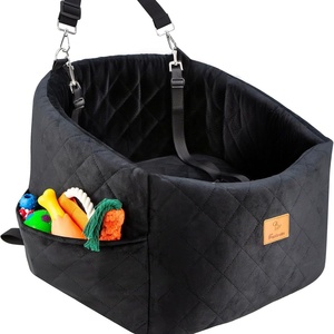 Siège de sécurité pour chien en éponge amovible et lavable, lit pour animaux de compagnie de taille moyenne, siège <span class=keywords><strong>rehausseur</strong></span> de voyage pour la sécurité - Product Image 1